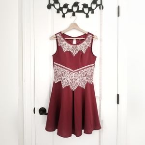 Structured Tulled Skirt Occasion Dress